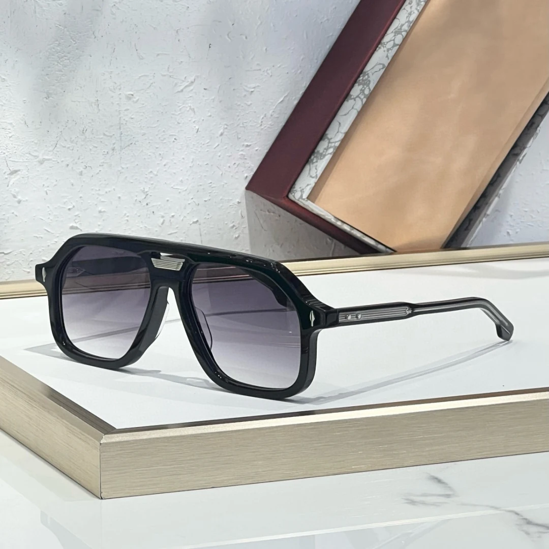 

JMM CASIUS Large Frame Double Brie Sunglasses ex Retro Faion UV Protection Sun Glasses Comfortable Ele Classic Sle