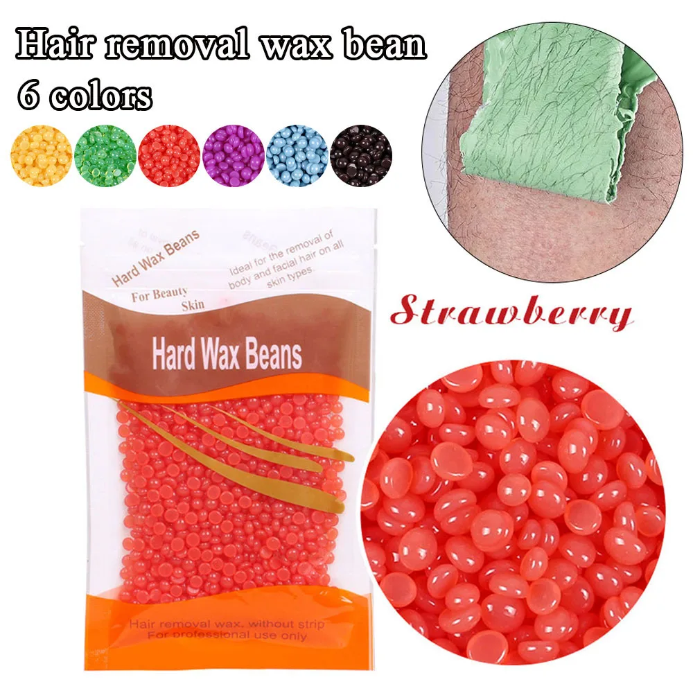 

50g/100g Hair Removal Wax Beans Body Epilation Hard Wax Beans Hot Film Wax Pellet Remove Bikini Face Hair Legs Arm Hair Removal