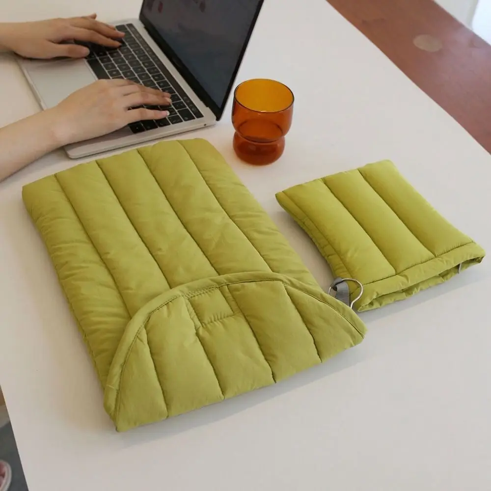 Portable Soft 11/13/15 Inch Embroidered Cotton Laptop Bag Shockproof Water Resistant Notebook Computer Case Protective Cover