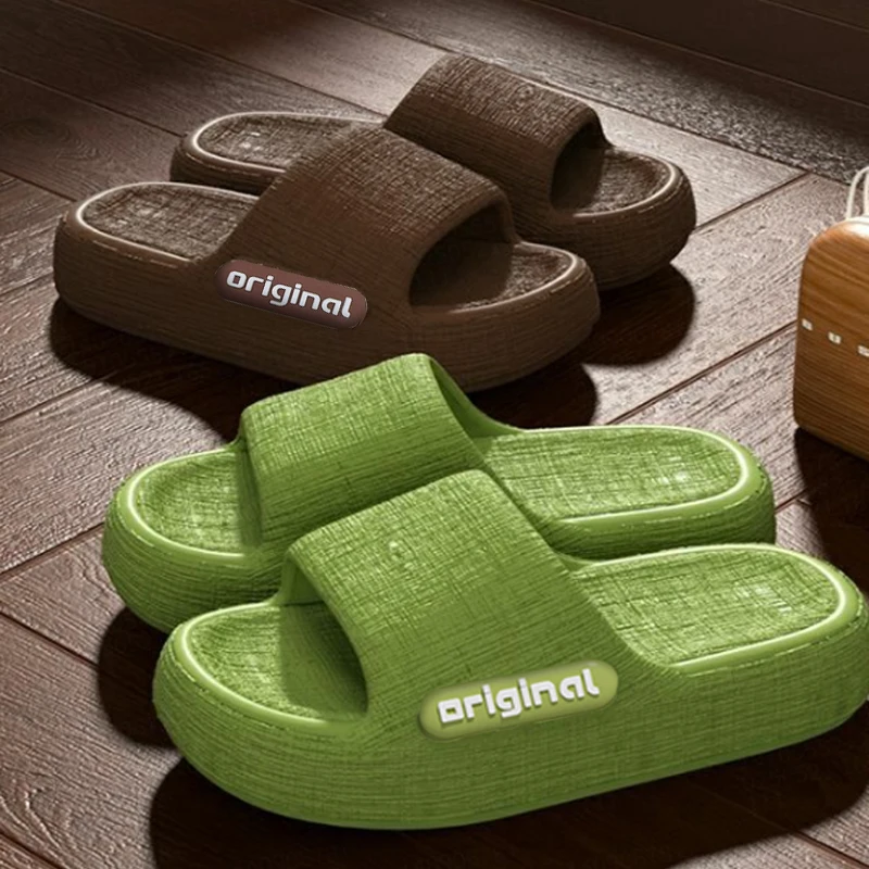 Thick Platform EVA Slippers for Women Outdoor Summer Non Slip Beach Flip Flops Woman Comfort Soft Sole Indoor Cloud Slippers