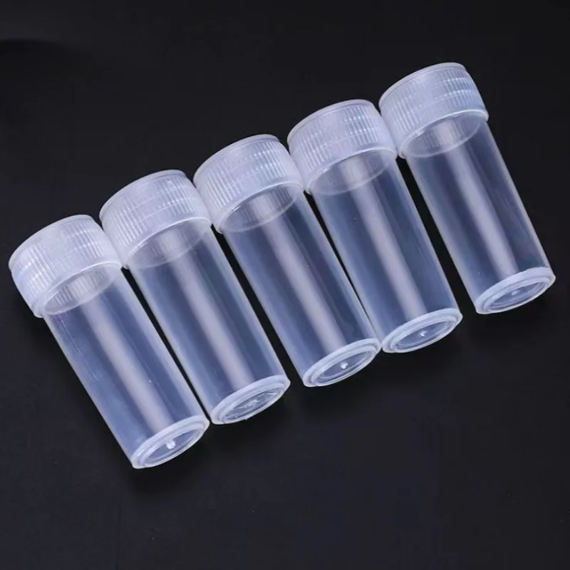 5ml Plastic Small Bottles Sample Pot 5g Mini Clear Packing Containers For Medicine Pill Liquid Powder Capsule Storage