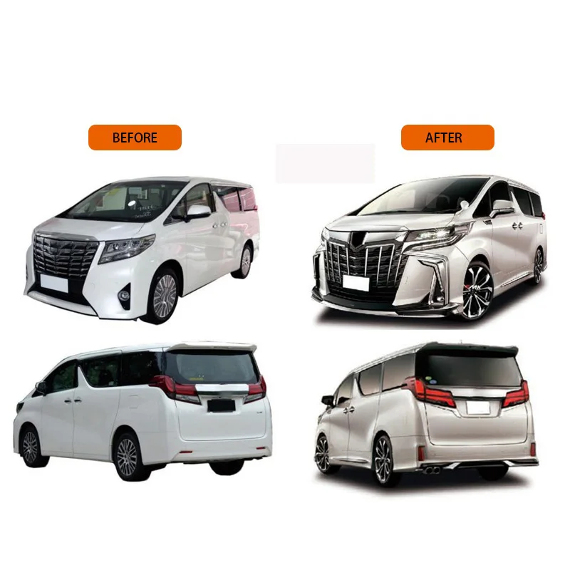 SC Style Upgrade Facelift Body Kits For Toyota Alphard 20015 To 2018