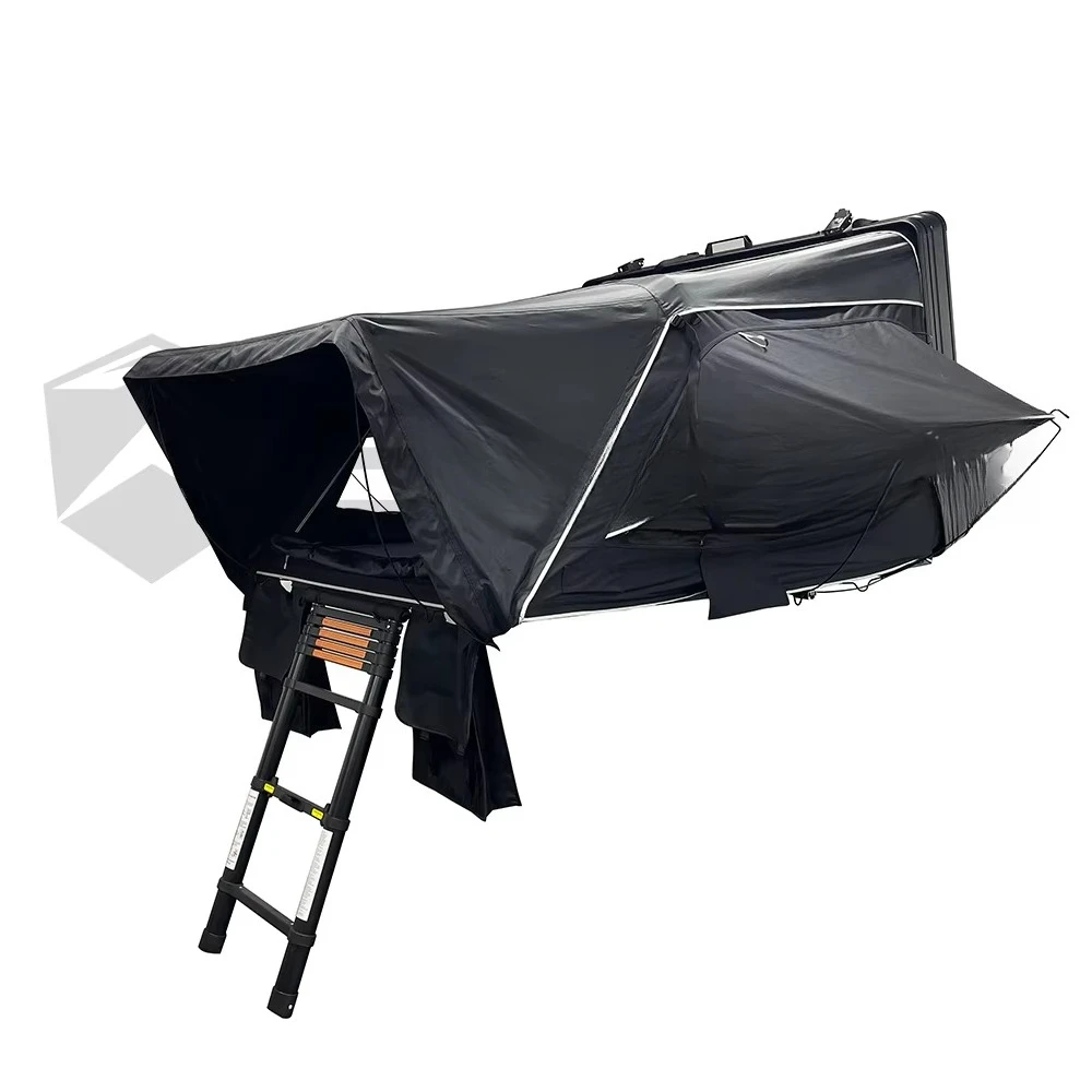 OEM Foldable Fast Setup Rooftop Tent Hard Shell Aluminum Lightweight Aluminum Hardtop Rooftop Tent for Offroad 4x4 Vehicle