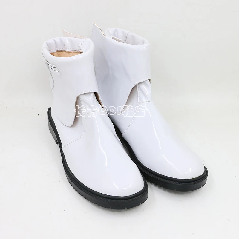 Stormtrooper white soldier Cosplay Shoes Boots Movie Space Battle Rolepaly Outfits Men Halloween Party Boots
