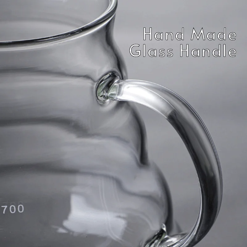 Clear Borosilicate Glass Espresso Barista Pour Over Coffee Maker Server Dripper Accessories Tools gallery 4