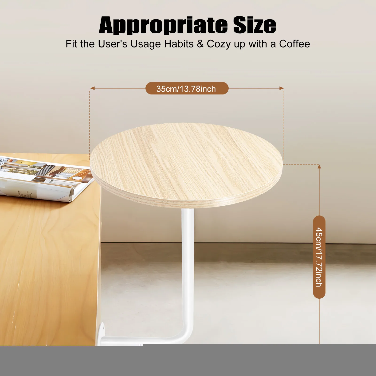 طاولة مشروبات مثبتة على الحائط موفرة للمساحة، طاولة مستديرة مع دعم حديدي، حافة تقديم كوكتيل حديثة للحانات #5