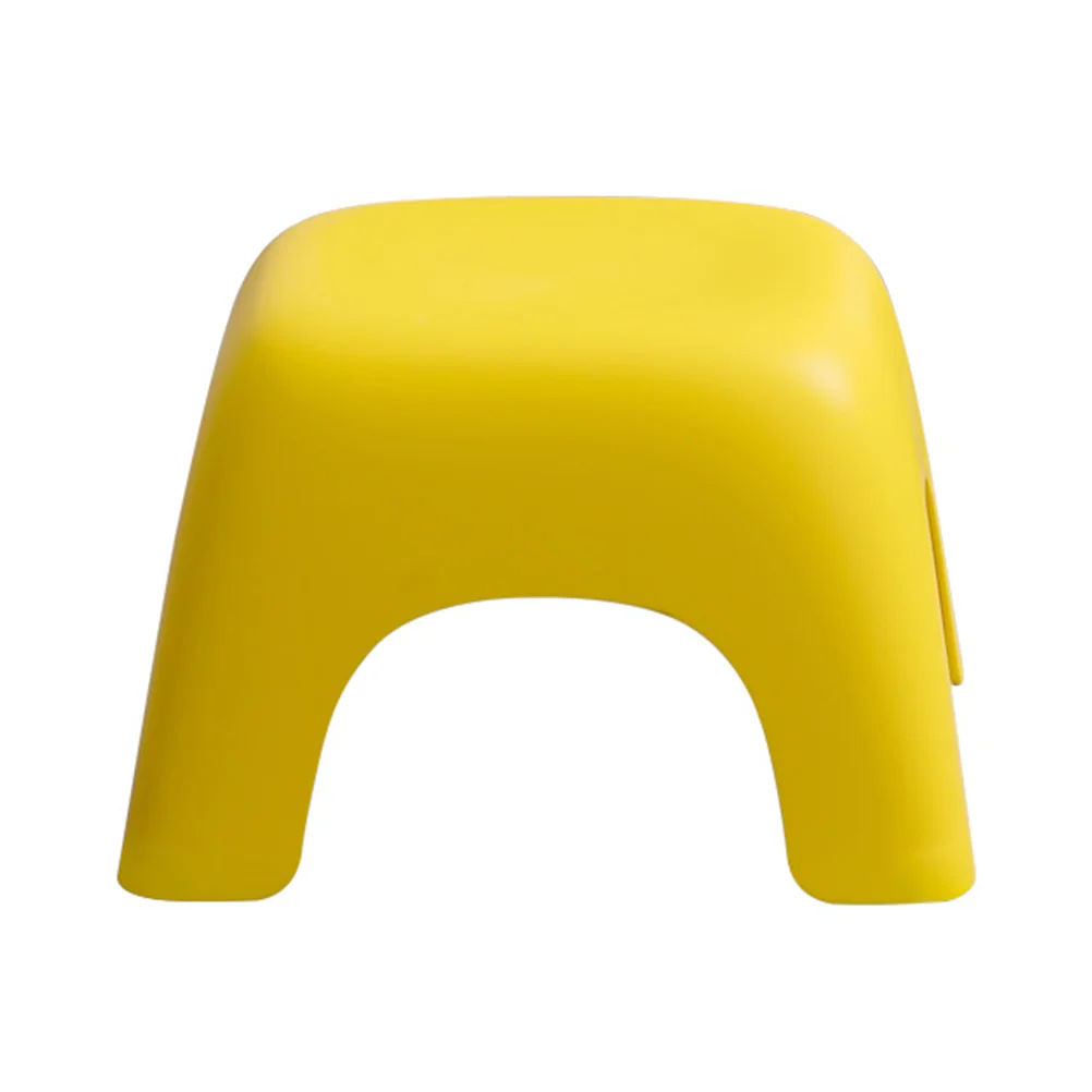 

Outdoor Chairs Plastic Stool Kids Footstool Mini for Children Yellow Stackable Small