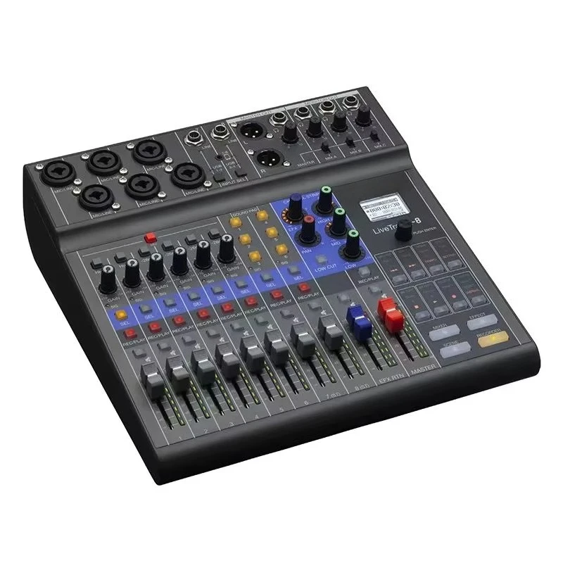 L-8 LIVETRAK L8 Multi-Track Digital Mixing Console Mobile Live Streaming Sound Card Musical Instruments & Accessories