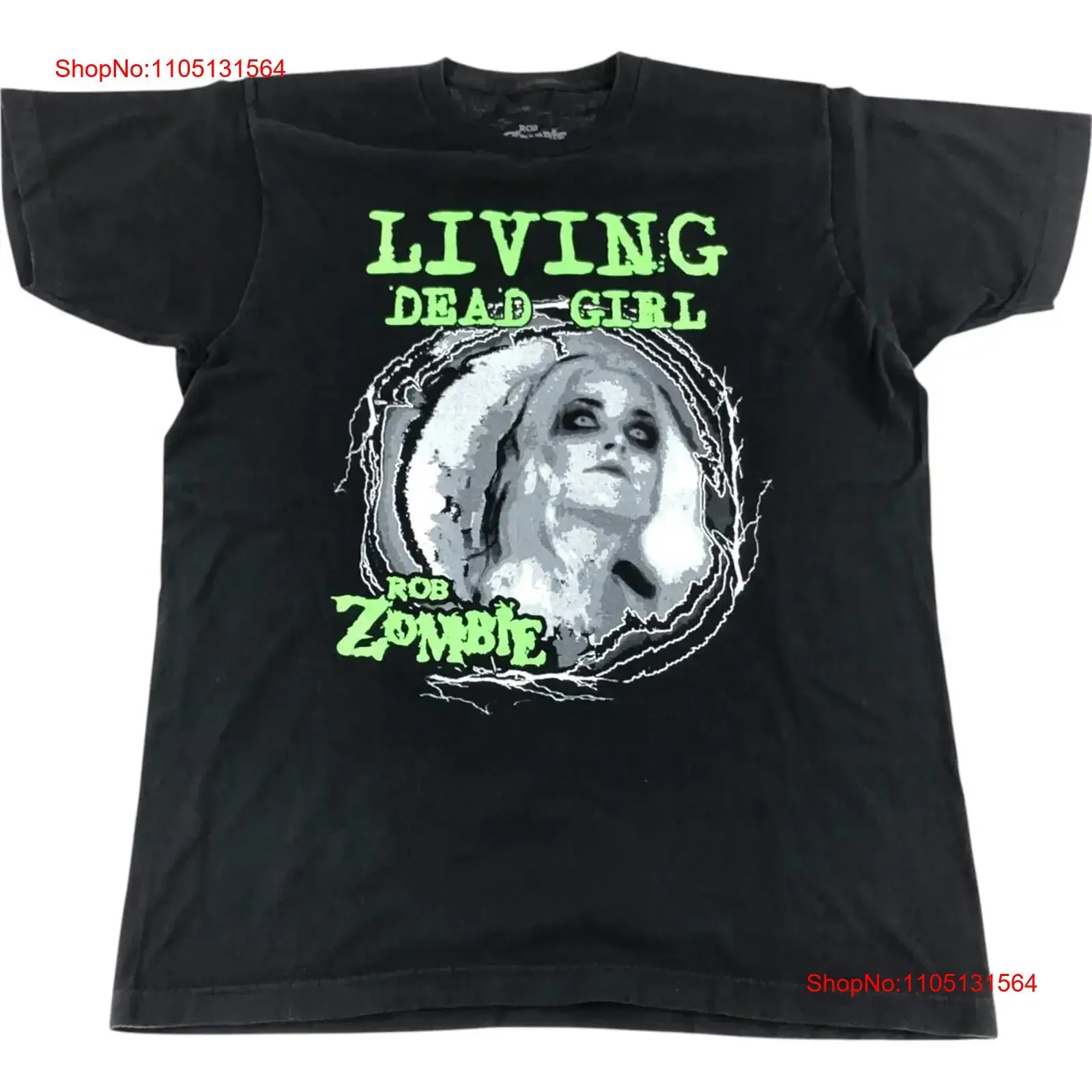 

ROB ZOMBIE Band T shirt Men's XL equivalent eaa551213 vintage Washed Stylish graphic Unisex Stretched Comfortable streetwear