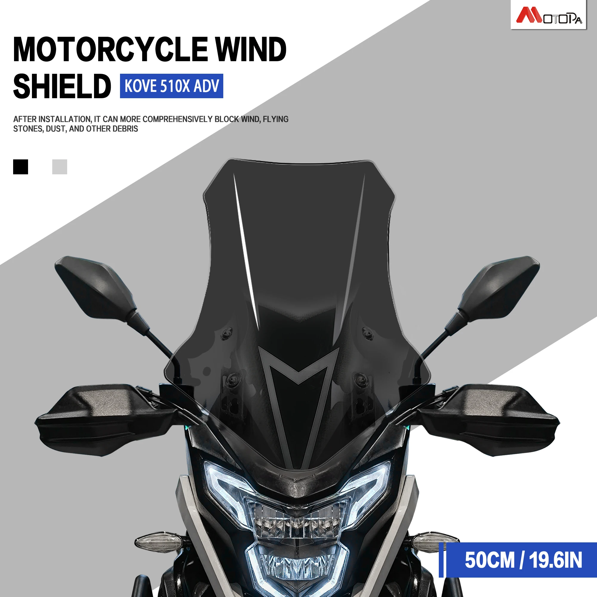 

For Colove KOVE 510X 510 X ADV Motorcycl 510X ADV Accessories Windshield Windscreen Wind Shield Deflector