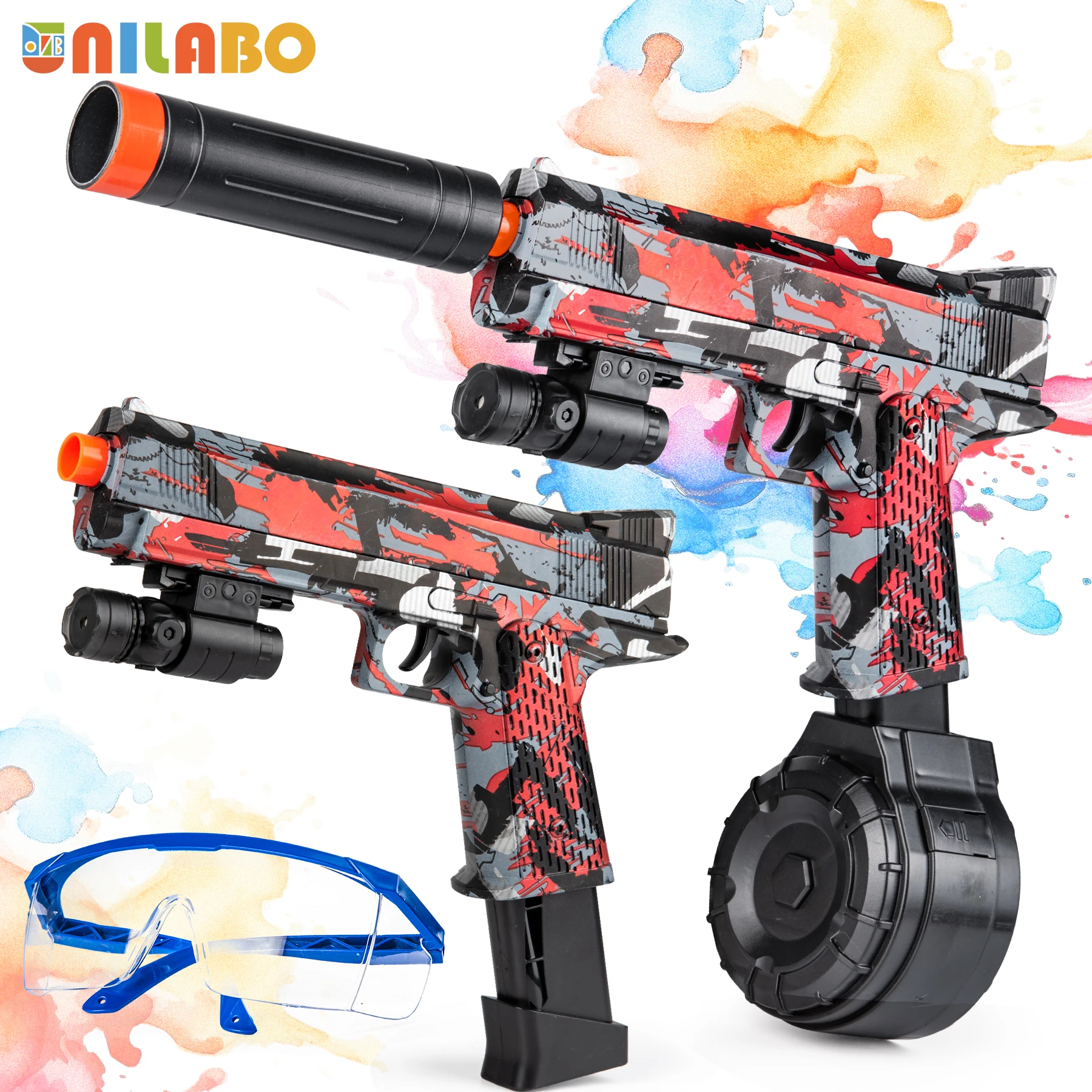2025 New Electric Blaster Gun Toy, High Precision Shooting, Party Game - Halloween Thanksgiving Christmas Gift(No Bullets)