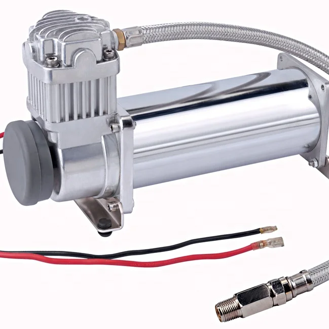 DC12V Heavy Duty High Pressure Air Ride Bag Suspension Compressor Repair Kit Pump Tire Inflator
