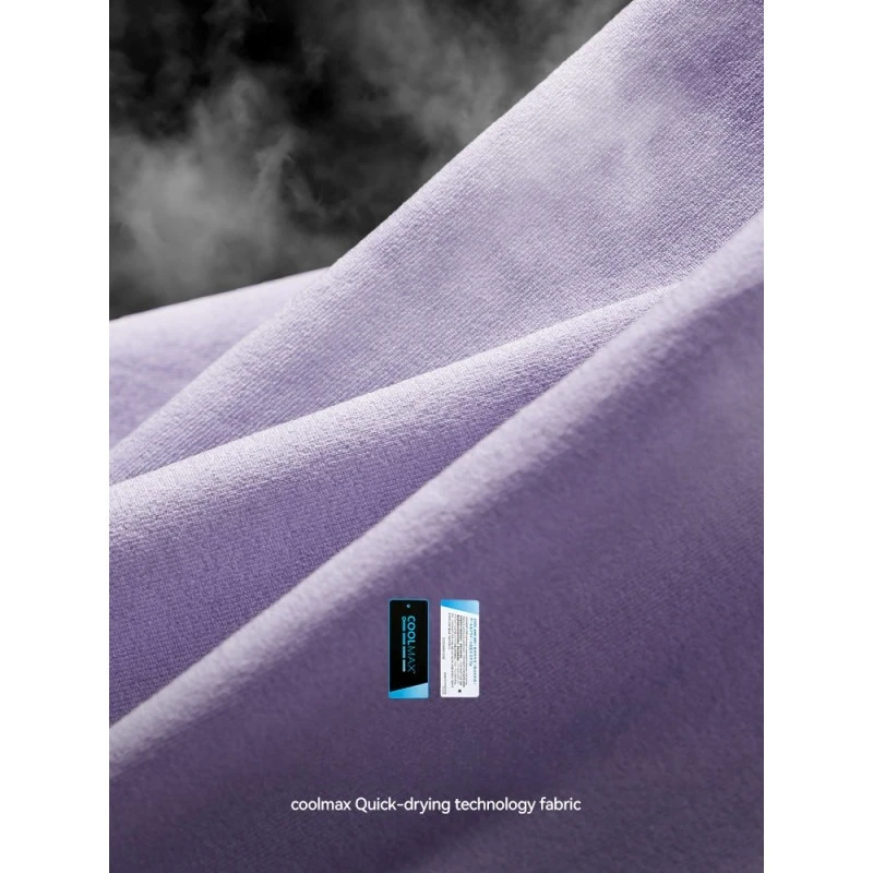 تي شيرت بلون سادة بأكمام طويلة 25 خريف ملابس رياضية أساسية خفيفة الوزن وسريعة الجفاف #2