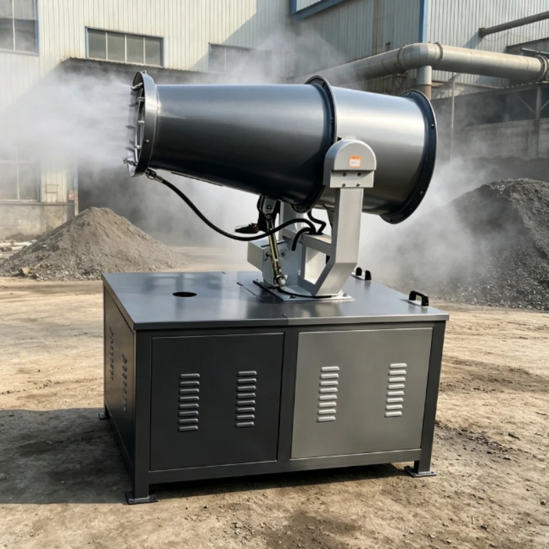 50m Diesel Mobile Fog Cannon Trailer Mounted Water Mist Sprayer Bulk Material Stockyard Dust Control