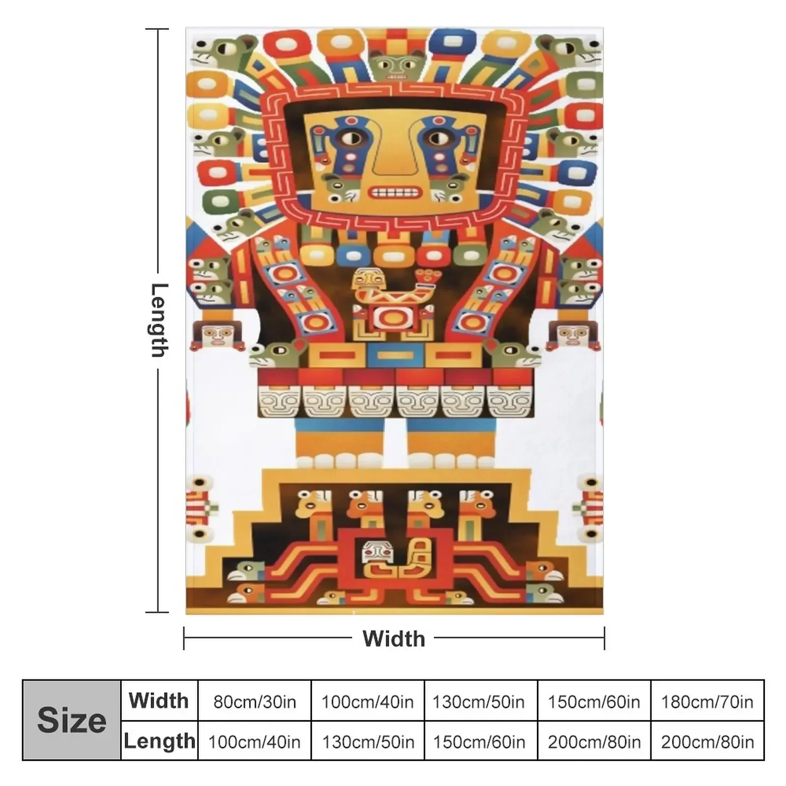 Viracocha Inca Mythology Throw Blanket cosplay anime Soft for sofa Bed covers Soft Plush Plaid Sofa Throw Blankets