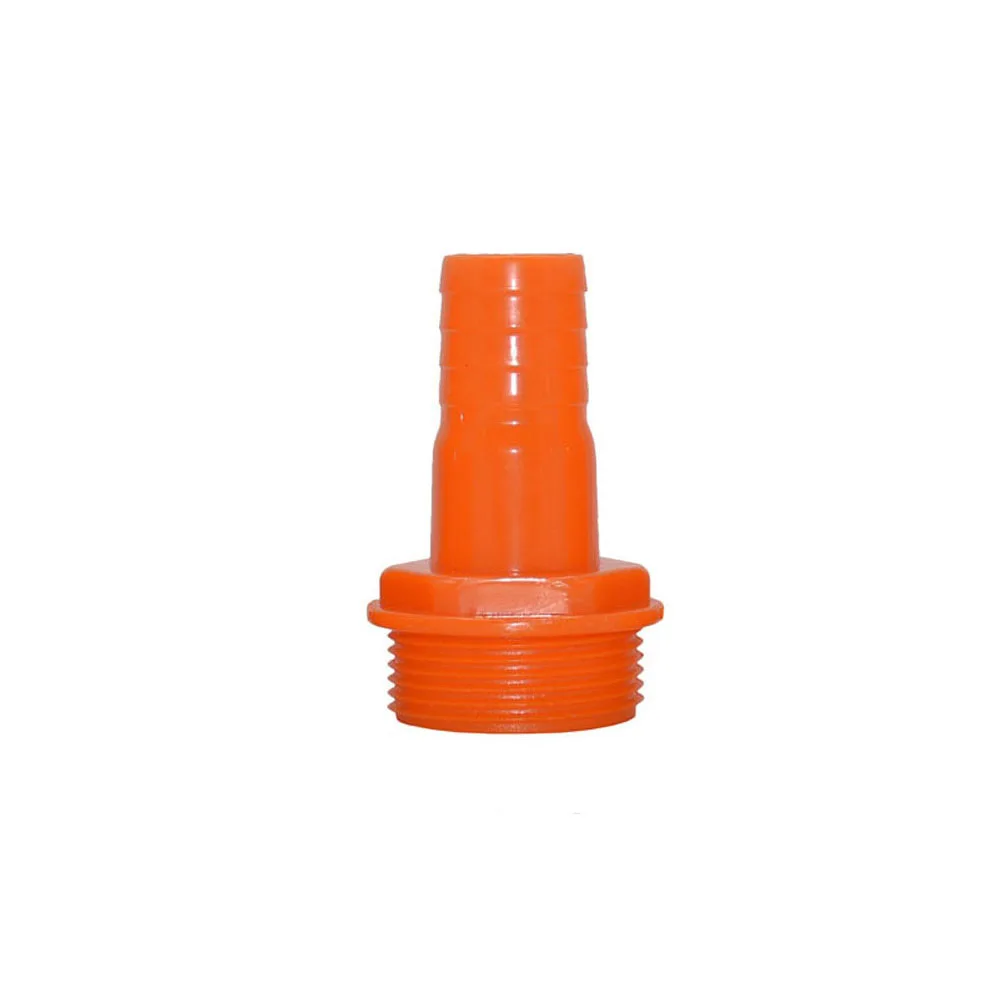 1.2 1.5 2 2.5 3 Inch Thread To 25-86mm Hose Barb Connector Fittings Plastic Tube Coupler Irrigation Garden Hose Connector