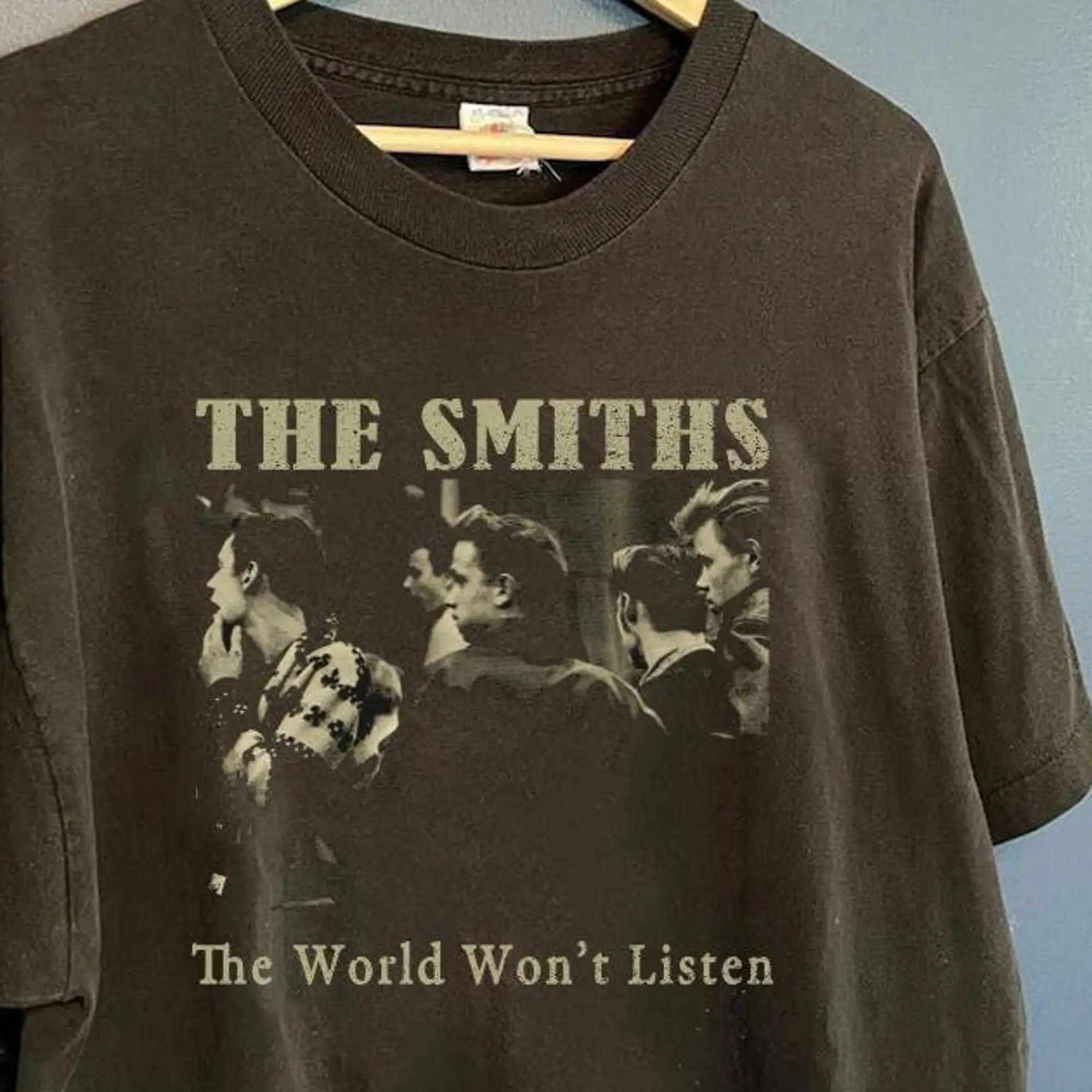 Vintage The Smiths Aesthetic T Shirt Retro 80s Musical long or short sleeves