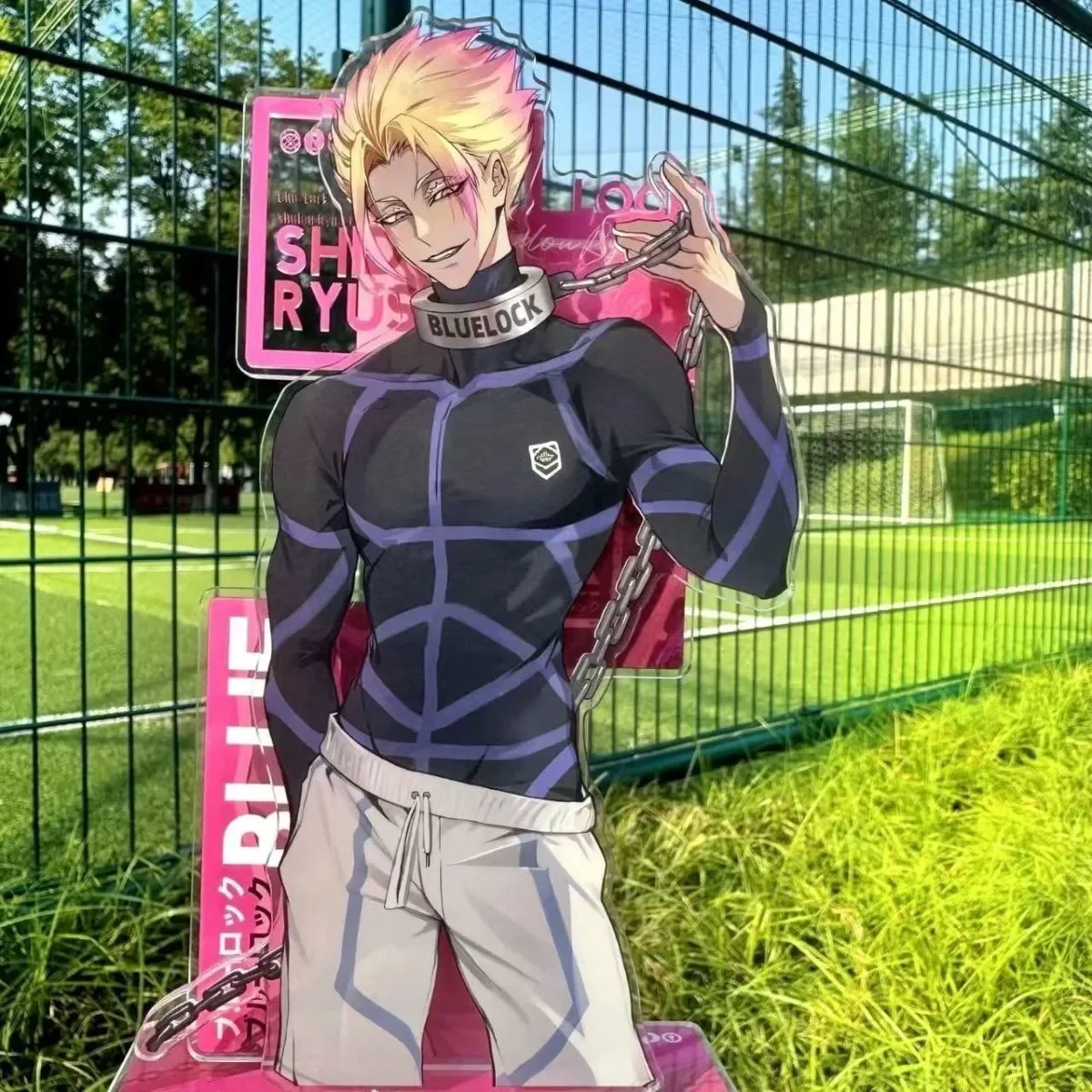 새로운 BLUE LOCK 아크릴 스탠드 피규어 Rin Itoshi Itoshi Sae 애니메이션 주변기기 기숙사 데스크탑 개성 독특한 장식품