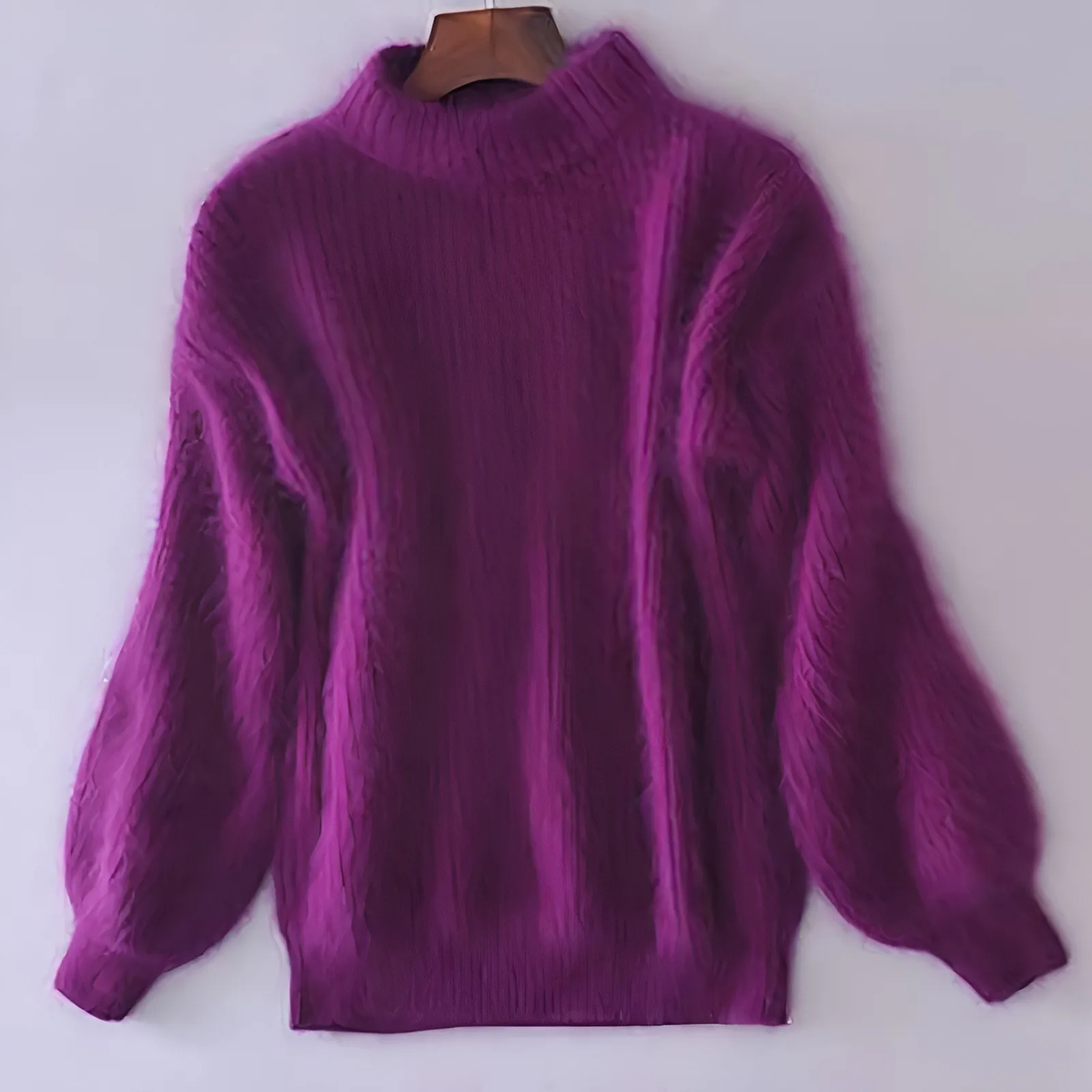 Prendas de punto de invierno Tops Jumper suéter femenino cálido moda coreana de talla grande otoño cuello redondo manga larga Jersey de punto