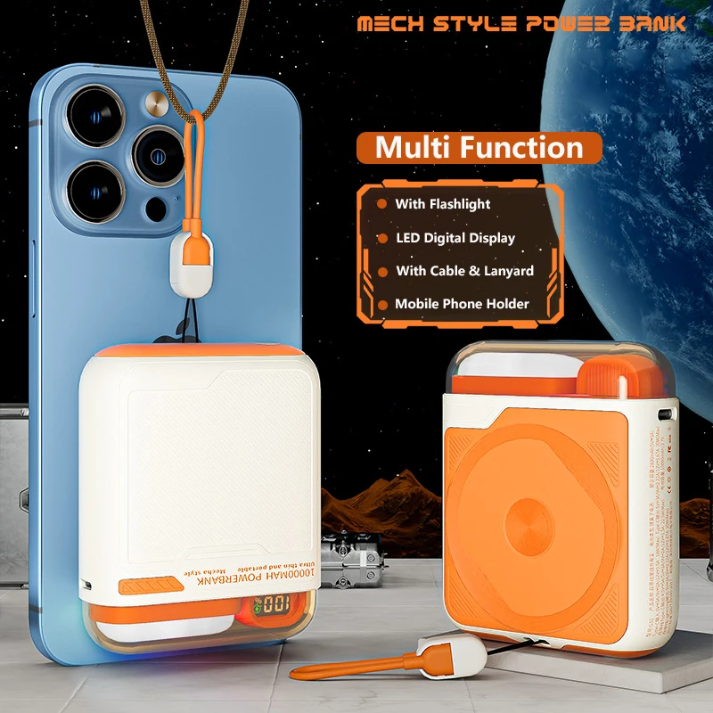 

Мобильный внешний аккумулятор 10000 мАч для MagSafe, магнитное беспроводное зарядное устройство, быстрая зарядка для iPhone, Samsung, портативный цифровой дисплей