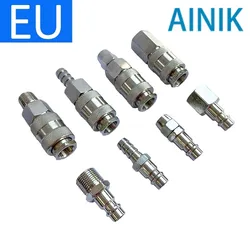 EU Pneumatic Connector Rapidities for Air Hose Fittings Coupling Compressor Accessories Quick Release Fitting European standard