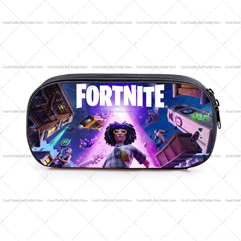 حافظة أقلام رصاص مطبوعة من Game Fortress Night حقيبة أقلام رصاص رائعة من Fortnited ملحقات قرطاسية Battle Royale Penbag مقلمة Fortnite #5