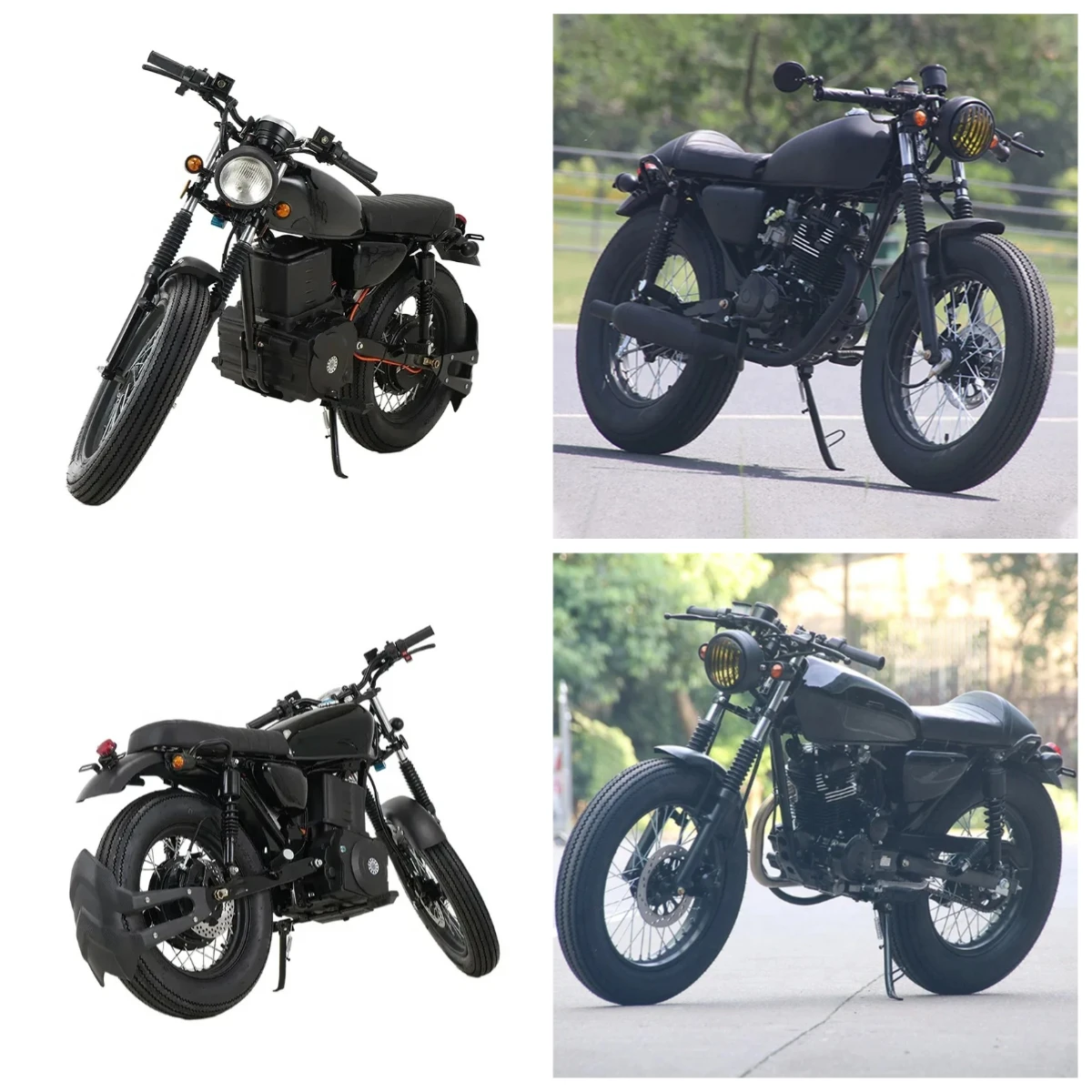 

Strova Motorcycle72v 2000w Motorcycle electric sport ebike 17Inch 50ah for Adults Electric moped off road Retro Electric Bicycl