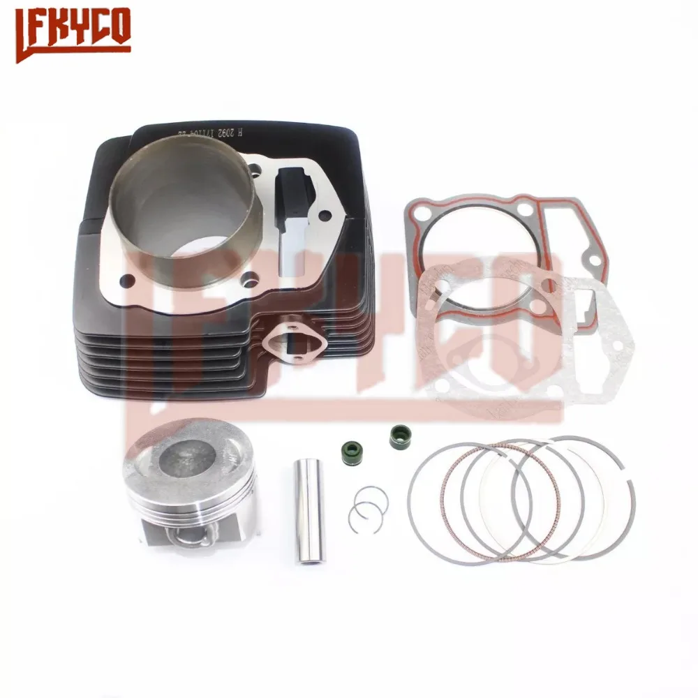 Motorcycle 69mm Engine Cylinder Piston Gasket Kit Motor for Kurazai Spartha 200 CB200 CB198 200CC 198CC Motoblock Equipment Part