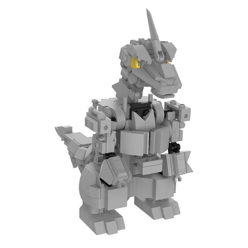 Mercancía de película Monster King, bloques de construcción mecánicos Godzillaed, versión MOC Q, modelo de ensamblaje de monstruo, rompecabezas, juguete para regalo para niños