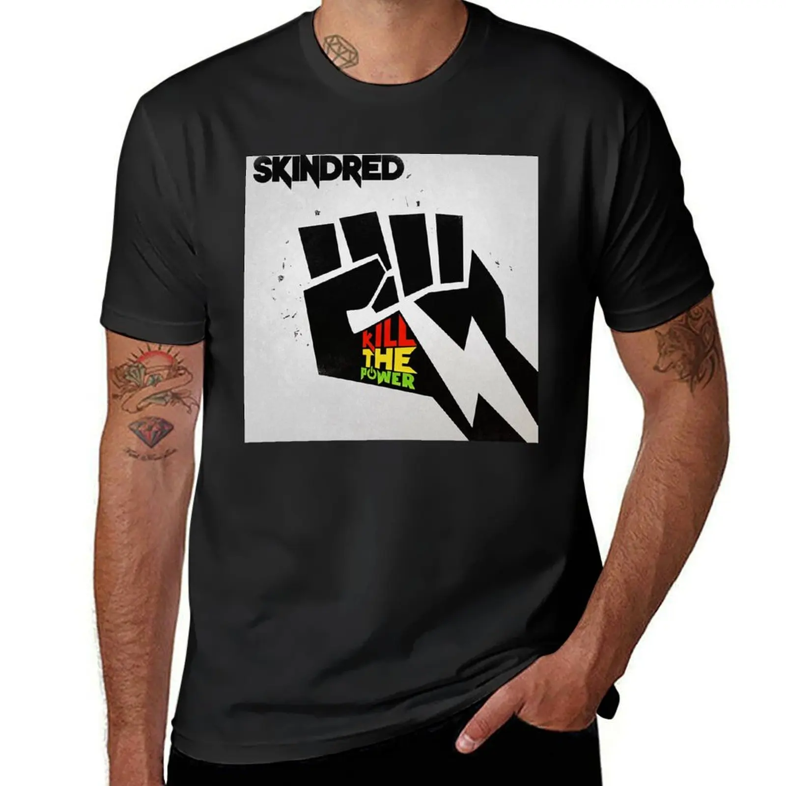 

Skindred T-Shirt customizeds customs design your own sweat Men's t-shirts