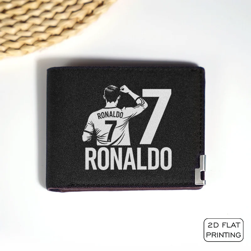 RONALDO 7 ICONIC DESIGN ХЛОПКОВЫЙ КОШЕЛЕК МИНИМАЛИСТСКИЙ БИЗНЕС-СТИЛЬ ВЫБОРНЫЙ ЛЕГКИЙ ВЕСЕЛОСИПЕД ИСПОЛЬЗОВАНИЕ ДЛЯ МУЖЧИН И ЖЕНЩИН