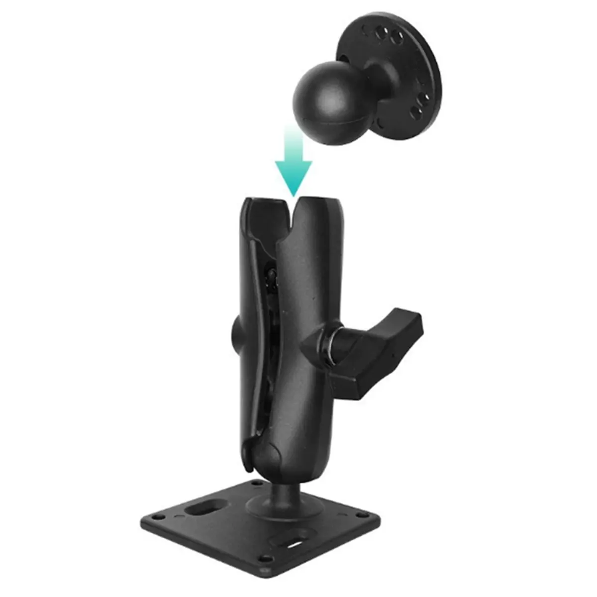 

НОВЫЙ! 1,5-дюймовая универсальная круглая монтажная шаровая основа для усилителей, алюминиевое основание с покрытием и резиновой шаровой головкой VIN-C-003