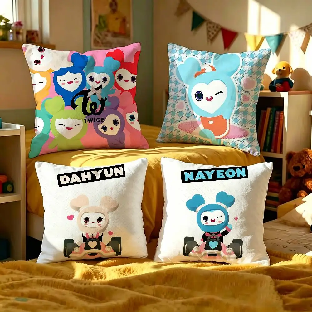 K-POP T-TwiceS Pillowcases Home Bedding Decorative Pillow Cover Wedding Super Soft Pillow Case