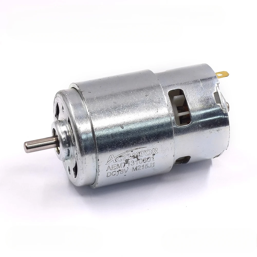 

Micro RS-775WC Motor DC 12V-18V 20000RPM High Speed High Power Large Torque with Cooling Fan for Electric Drill Tool