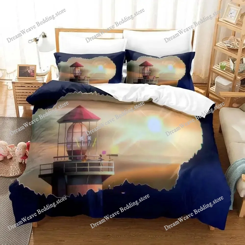 

Game Oxenfree Bedding Set Single Twin Full Queen King Size Bed Set Adult Kid Bedroom Duvetcover Sets Print Anime Bed Sheet Set