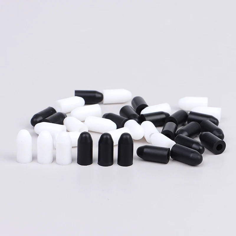 50PCS Food Grade Silicone Rubber Storage Cap Needle Cover Syringe Sealing Test Tube End Cap Sealing Head Gasket