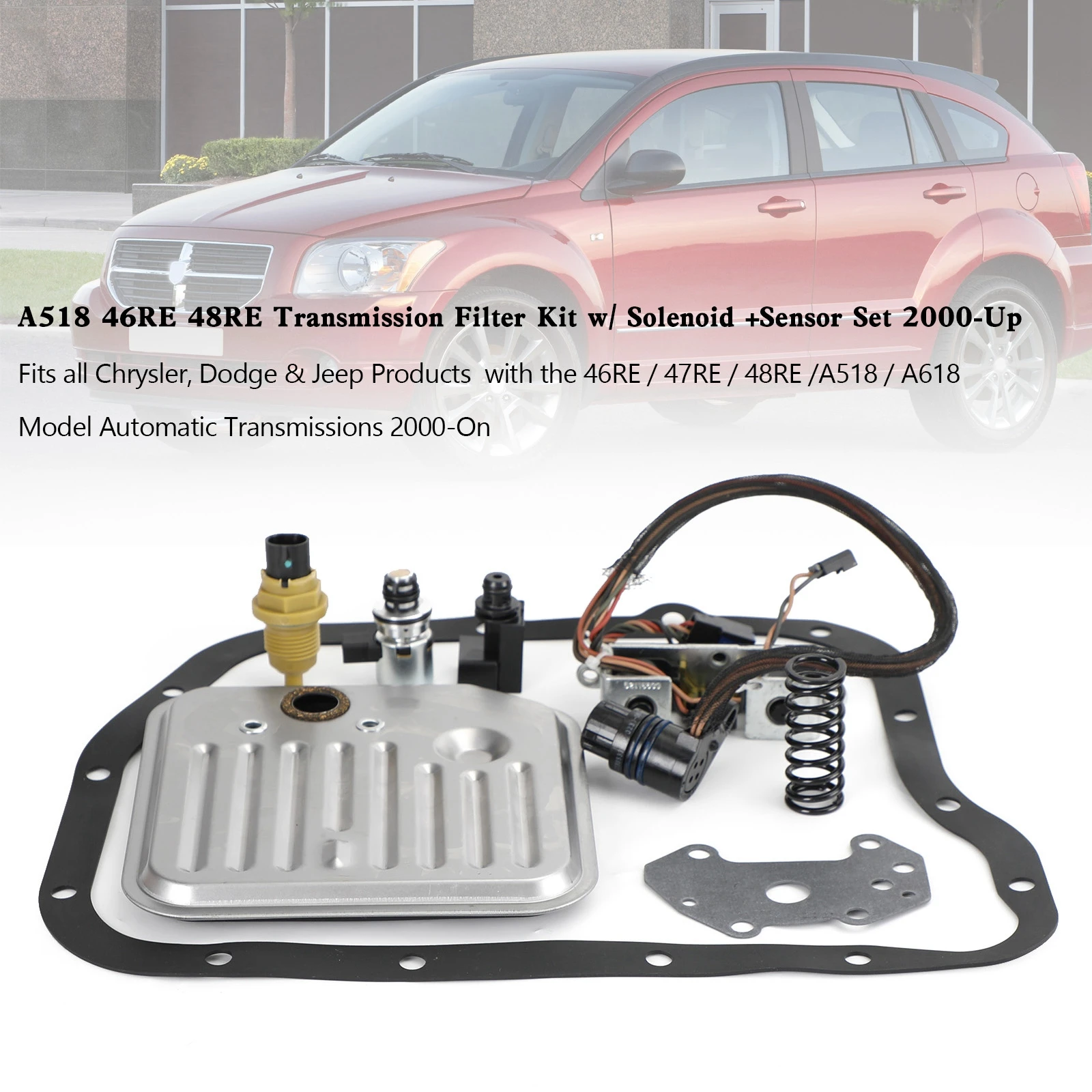 Areyourshop A518 46RE 48RE Getriebefiltersatz mit Solenoid + Sensor-Set ab 2000 – Detail 1