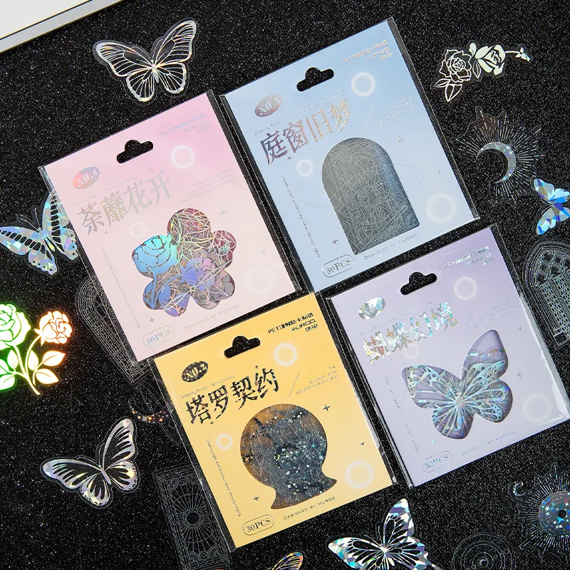 30pcs/lot Kawaii Stationery Stickers Notes The Breath of Light Diary Planner Decorative Mobile Stickers Scrapbooking Craft