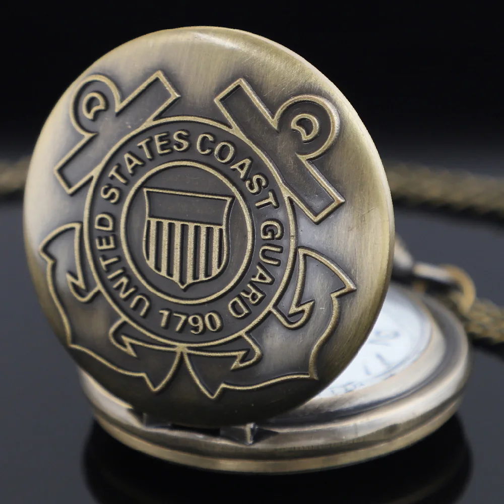 Ретро бронзовые кварцевые карманные часы со США 1790, женские часы с ожерельем и цепочкой, лучшие подарки для мужчин, лучший сувенир