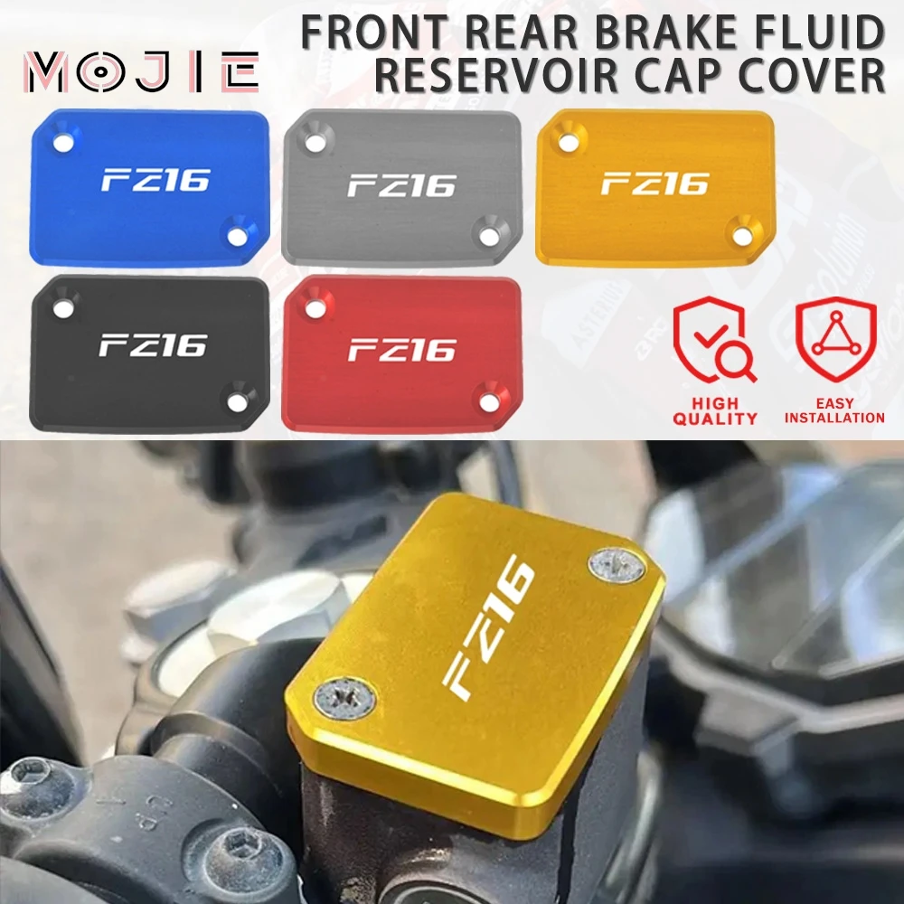 

1PCS Aluminum Motorcycle Front Brake Fluid Reservoir Oil Cup Cap Master Cylinder Cover For YAMAHA FZ-16 FZS150 FZ150 2009-2016