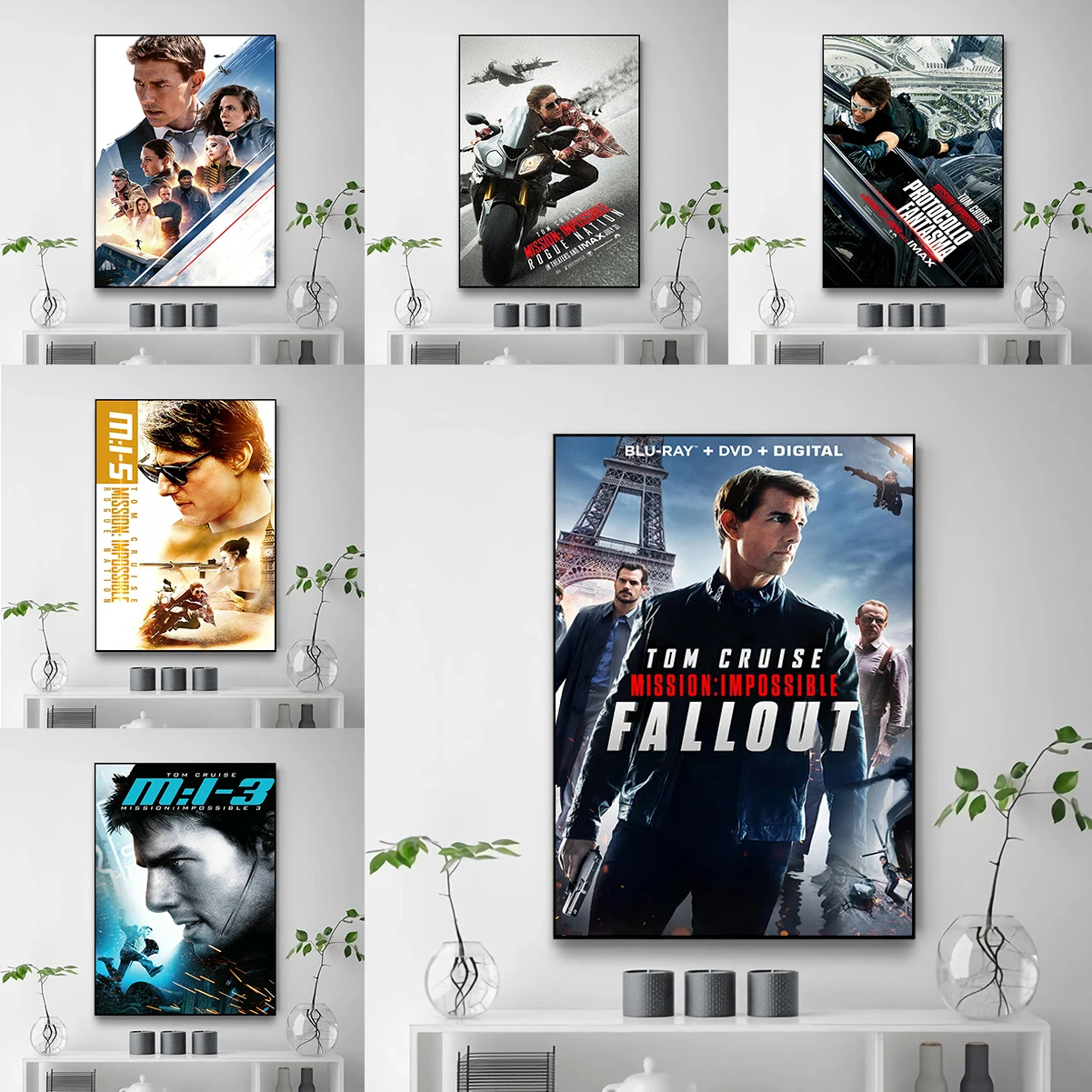 Mission: Impossible Movie Home and Decoration Posters for Wall Decor Decorative Paintings Canvas Poster Room Art Decorations the