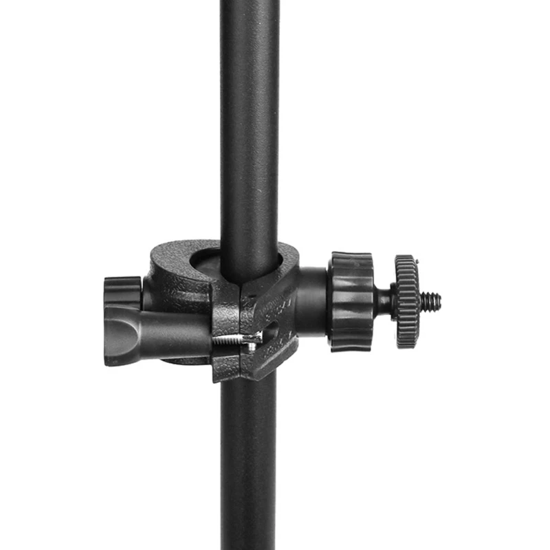 Flexible Rotation Mobile Device Grip For Mic Stand Webcam Clip Holder Tripod Phone Mount