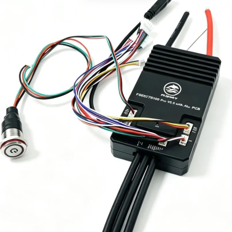 Flipsky 75100 Pro V2.0 Electric Skateboard Speed Controller with Aluminum PCB Based on VESC for Scooter Ebike
