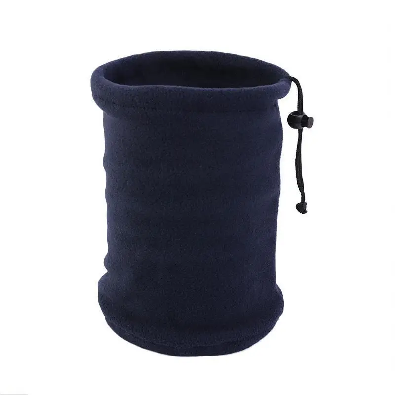 Bufanda deportiva de invierno para niños, Polar grueso, bufanda para el cuello, tubo cálido, cubierta facial ajustable, velo, gorro para acampar y esquiar