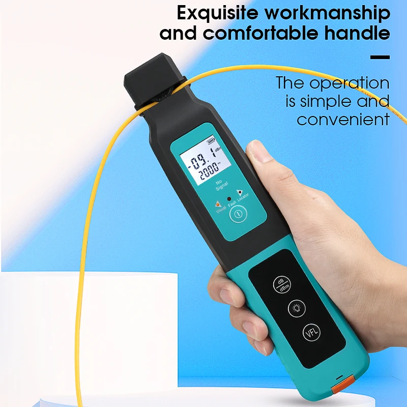 COMPTYCO AUA-40 Fiber Optic Identifier Live Fiber Optical Identifier with Built in 10mw Visual Fault Locator 800-1700nm SM MM