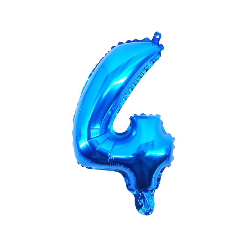 Paly toy 16/40 inch blue aluminum foil number balloons 0-9 numbers birthday party Valentine\'s Day decoration Children\'s Day