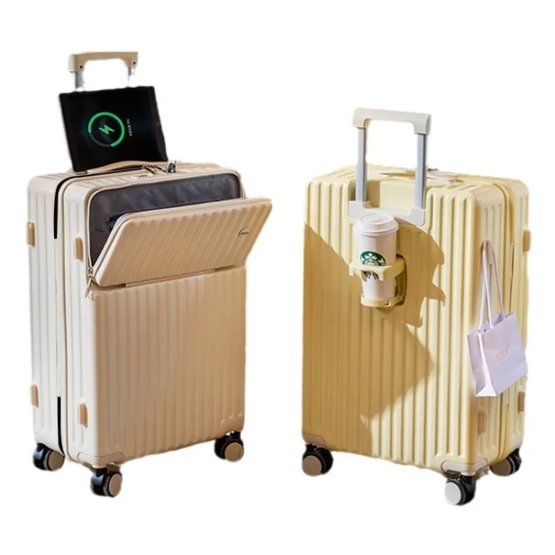 Durable Password Trolley Suitcase Large‑Capacity Luggage 20Inch Carry‑on 28Inch Check‑in Case For Men Women Travel Spare Part