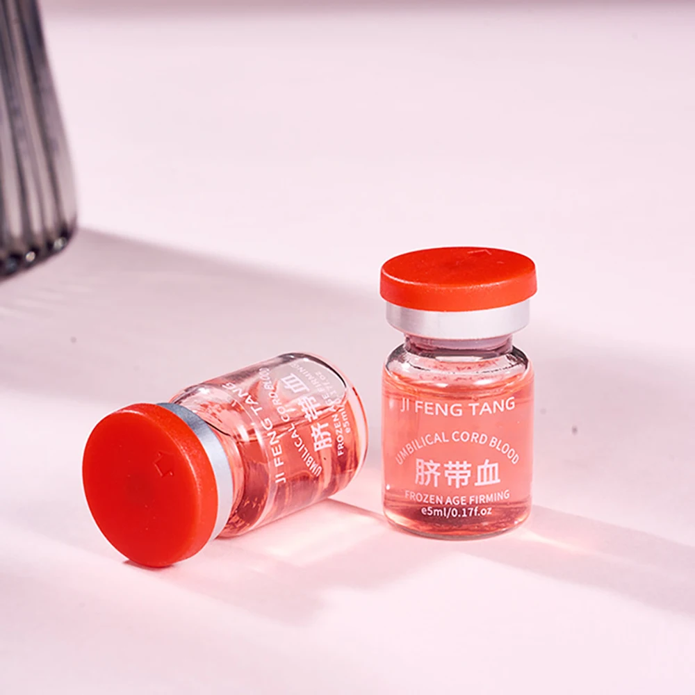 10Pcs Umbilical Cord Blood Collagen Essence Softening Skin Moisturizing Nourishing Firming Face Serum Beauty Skin Care Products