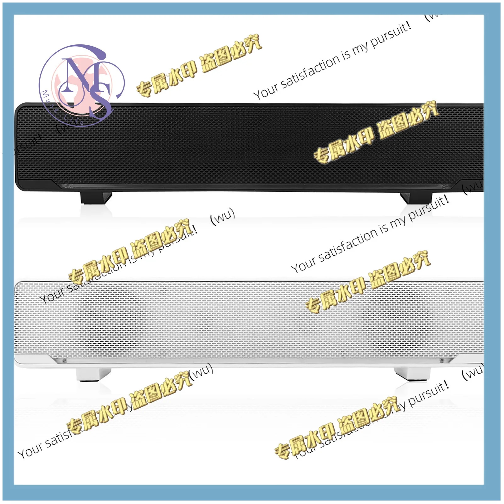 USB Wired Stereo Soundbar with Bass Surround Sound 3.5mm Input Jack For Computers and TVs 3.5mm Input Jack Soundbar