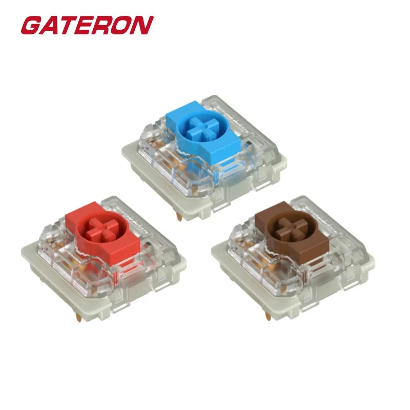 New Gateron Low Profile Switch 2.0 Red/Blue/Brown Switch Custom For Mechanical Bluetooth Keyboard  Low Mx Switch Backlit Teclado